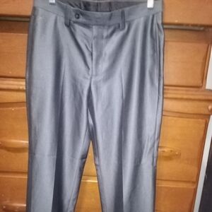 Calvin Klein Men's Dress Pants in Charcoal Gray